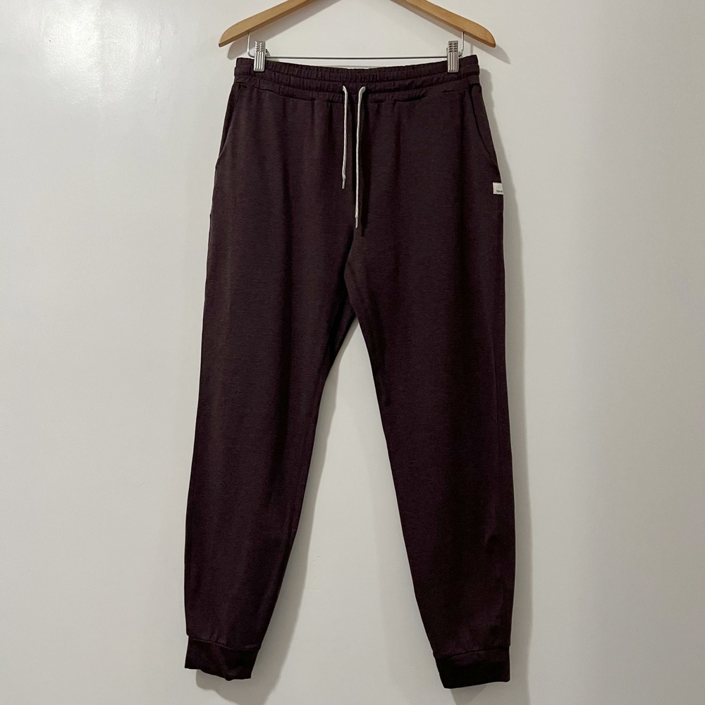 Vuori Ponto Performance Jogger Mens Medium Dark Purple Heather Sweatpants V418